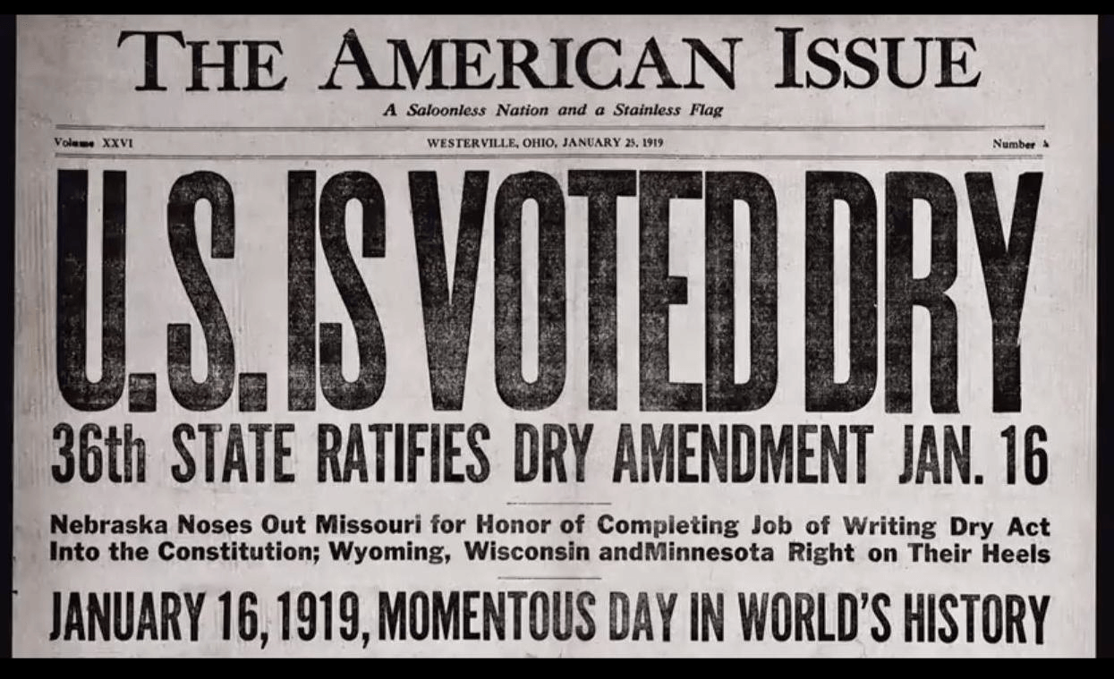 Prohibition - Prohibition Headline